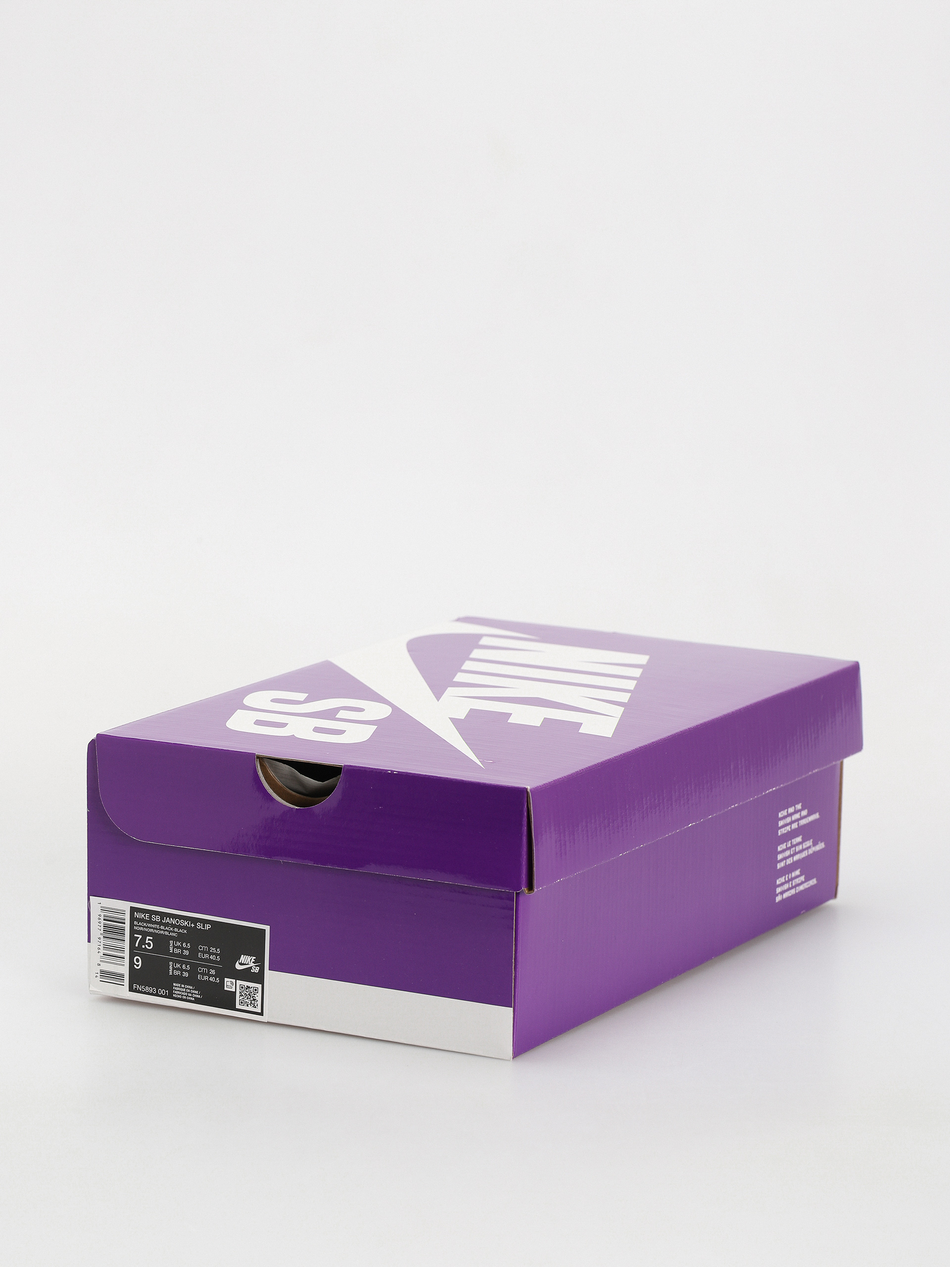 Boty Nike SB Janoski+ Slip (black/white black black)