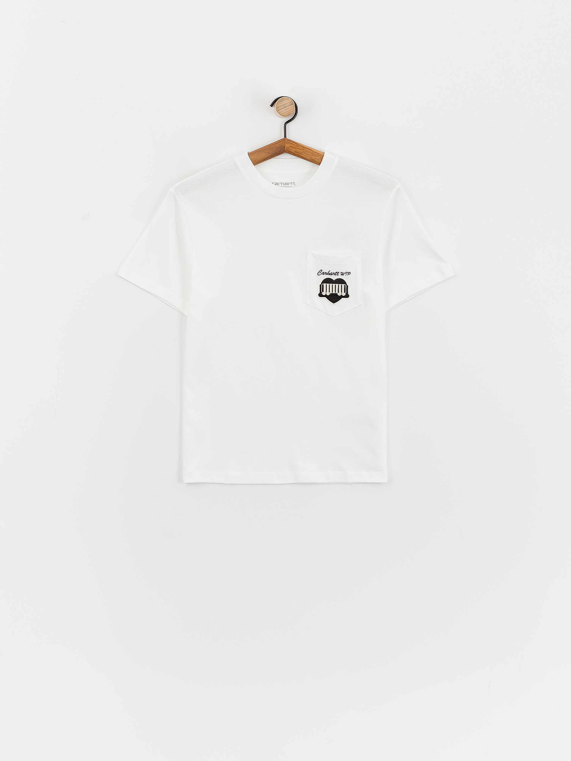 Tričko Carhartt WIP Heart Train Pocket Wmn (white)