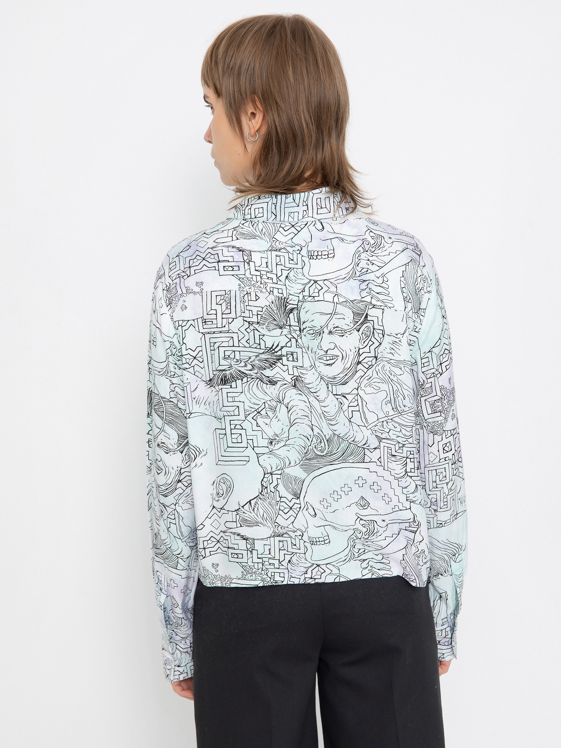 Košile Volcom Fa Ed Merlin Murray Ls Wmn (multi)