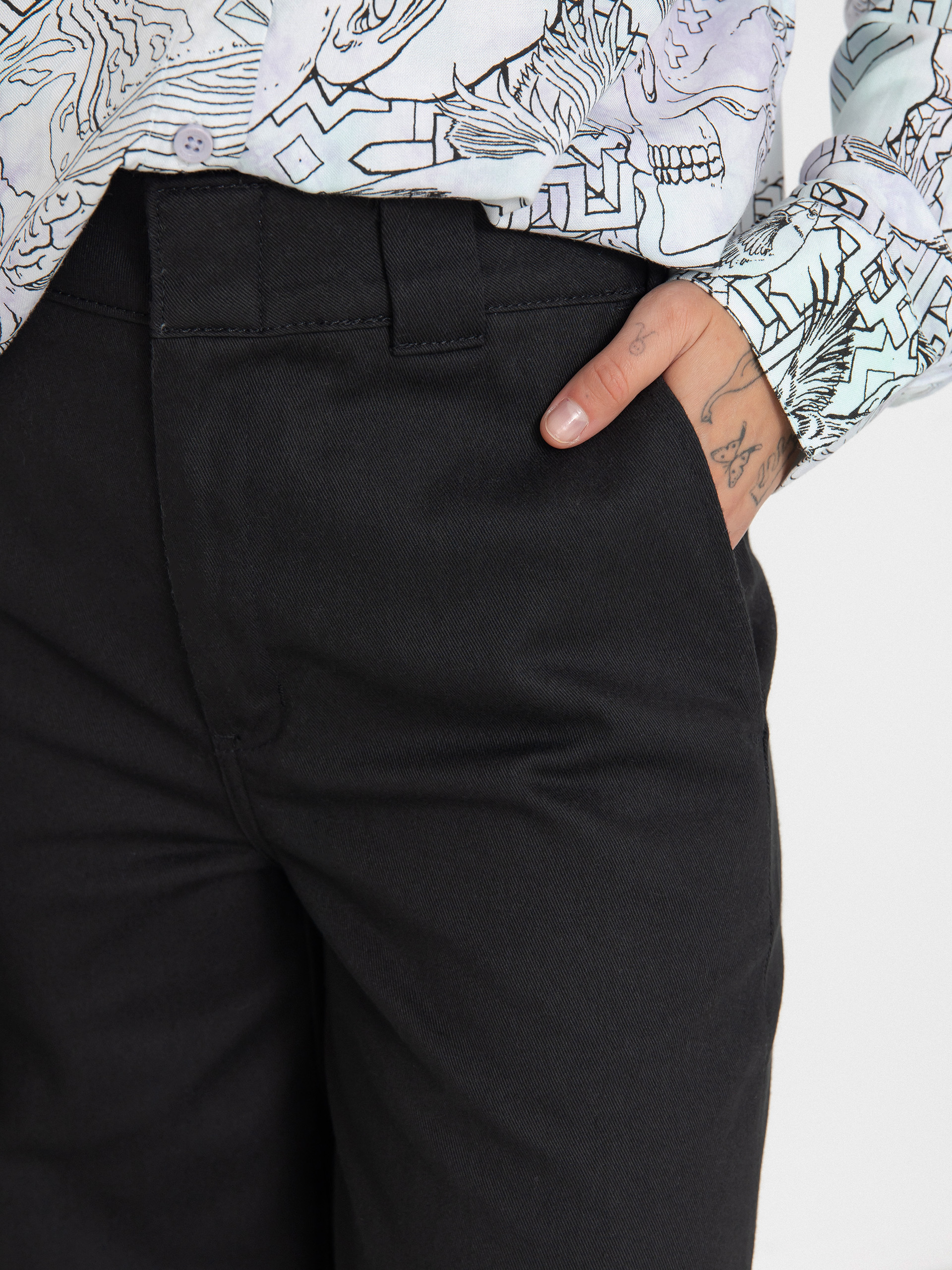 Kalhoty Dickies Wide Leg Wmn (black)