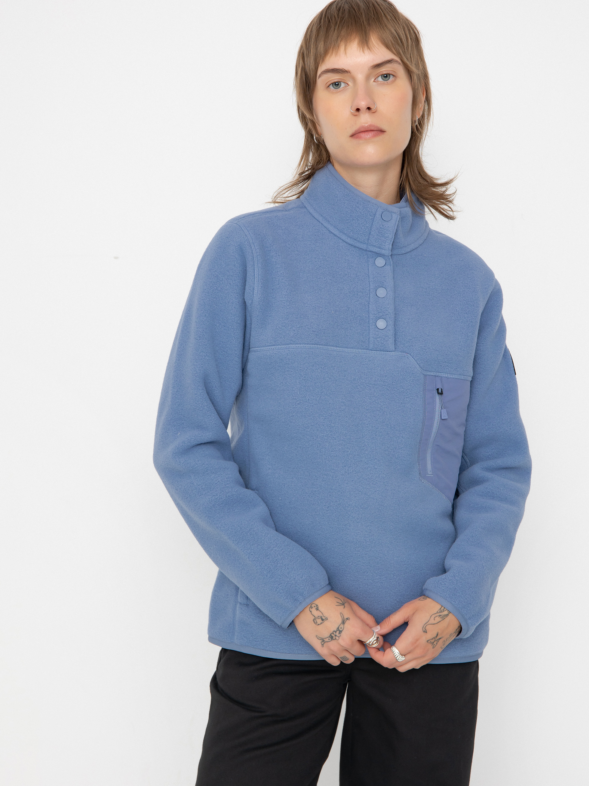 Mikina s kapucí Burton Cinder Wmn (slate blue)