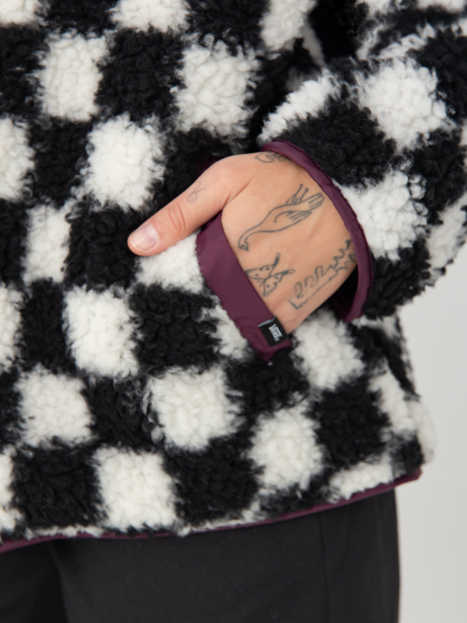 Bunda Vans Dreaming Sherpa Wmn (checkerboard)