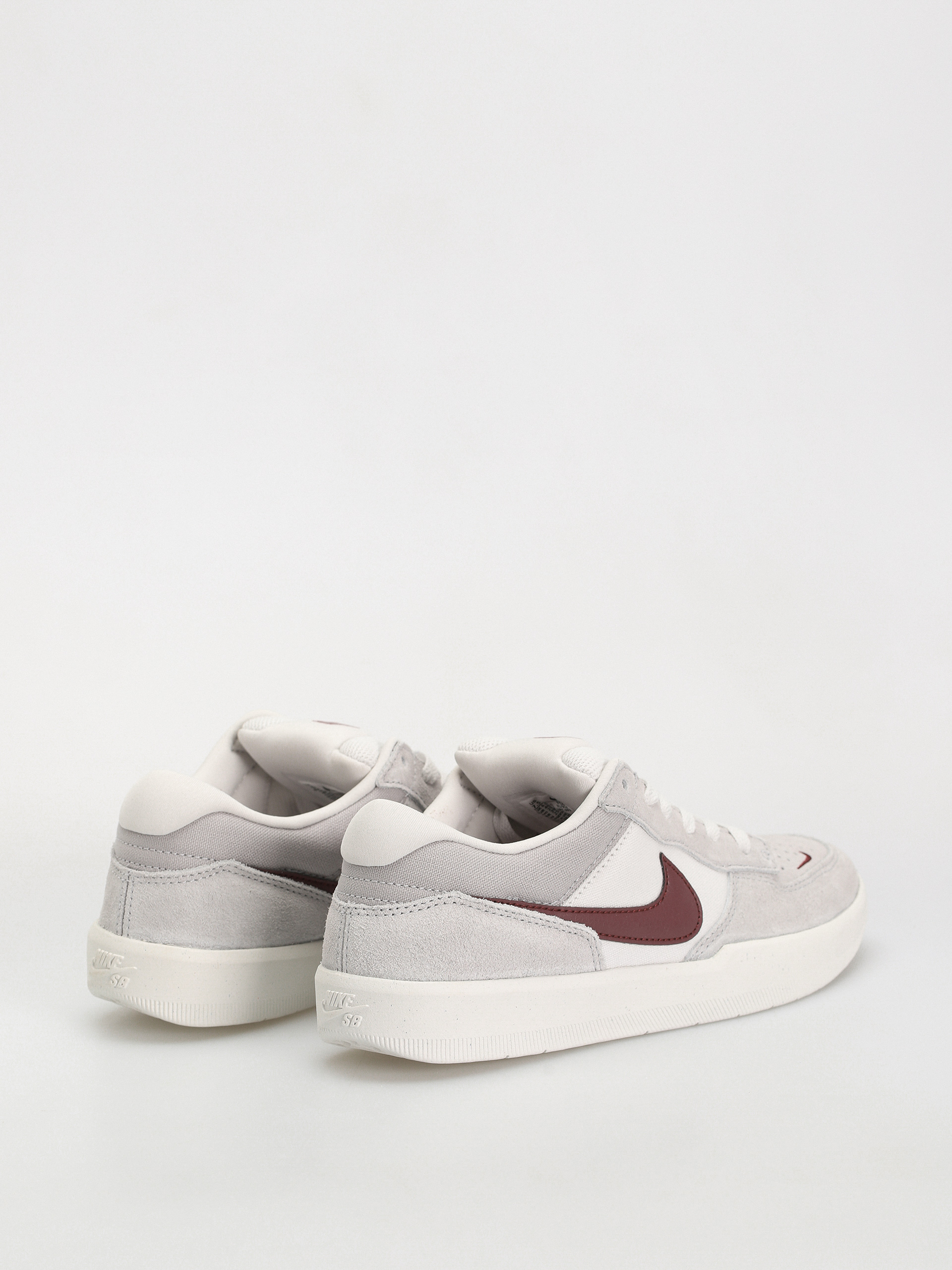 Boty Nike SB Force 58 (platinum tint/dark team red wolf grey)