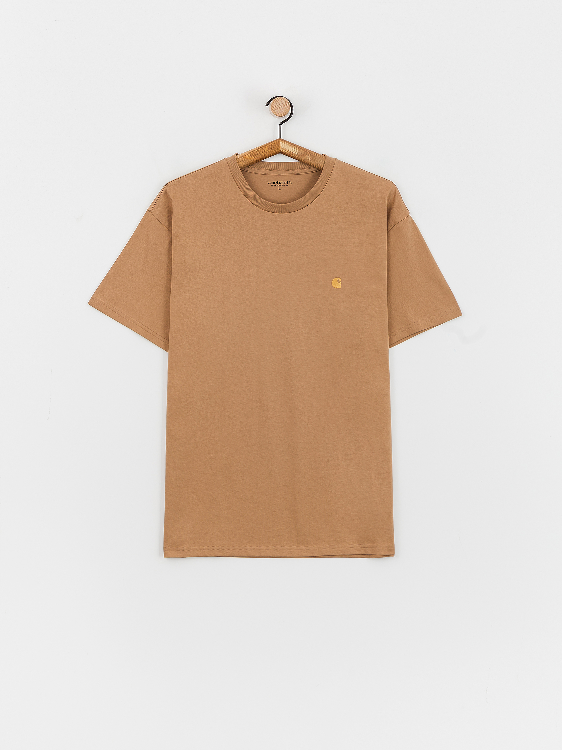 Tričko Carhartt WIP Chase (peanut/gold)