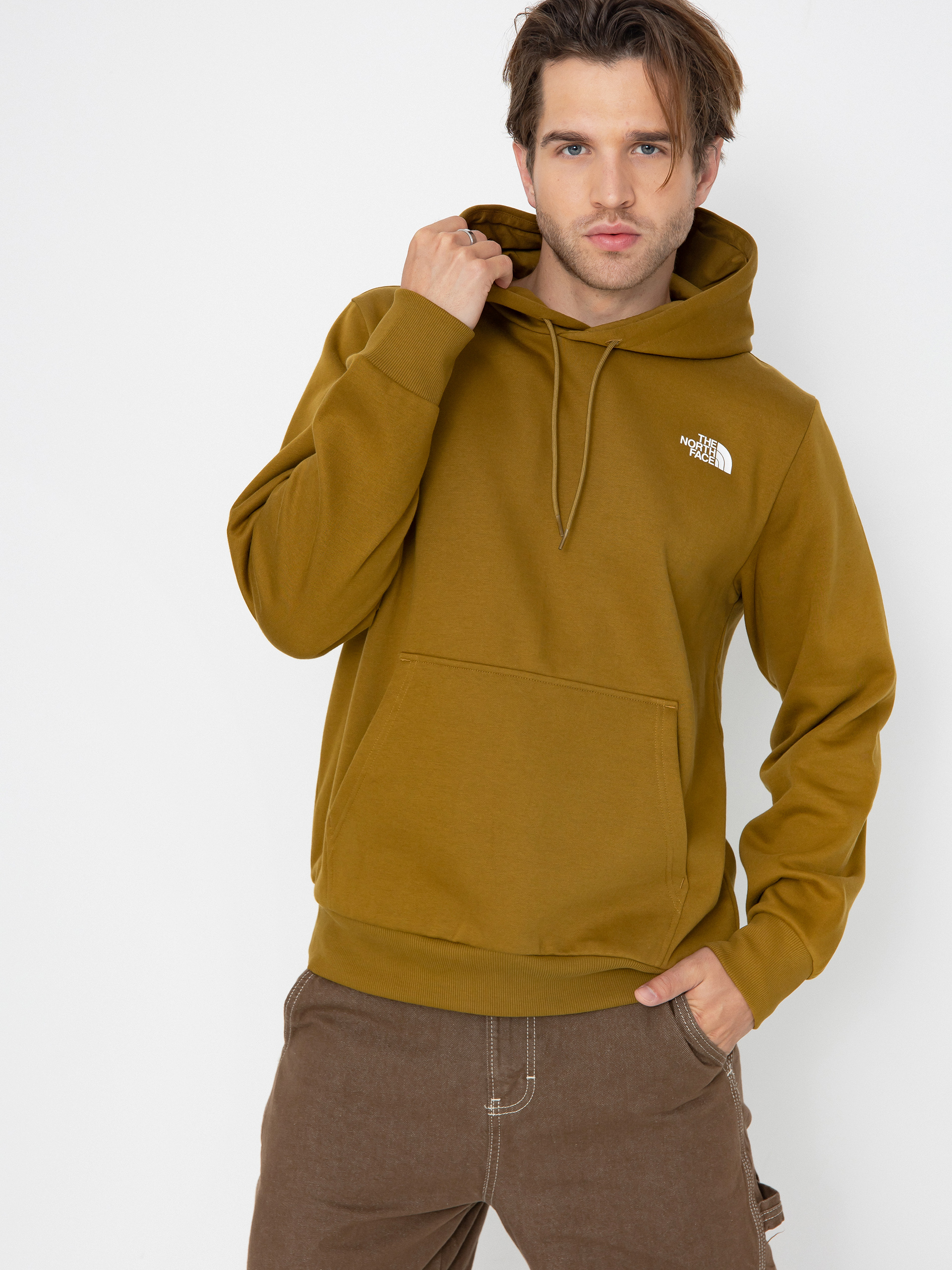 Mikina s kapucí The North Face Simple Dome HD (moss green)