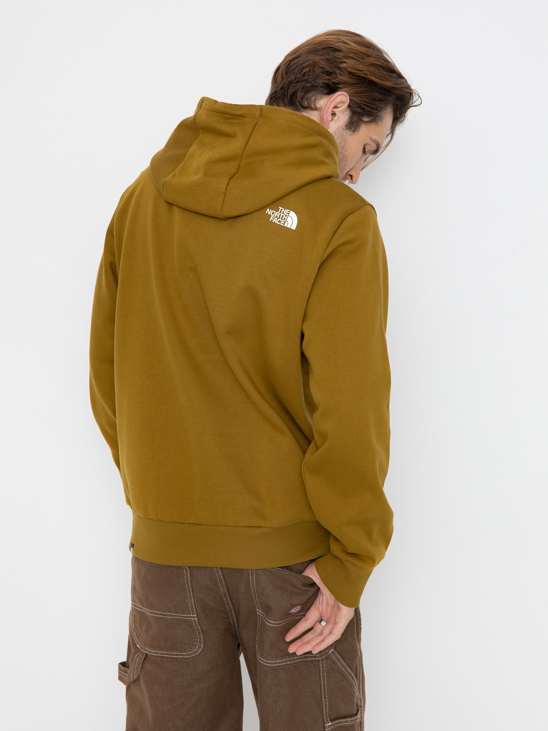 Mikina s kapucí The North Face Simple Dome HD (moss green)