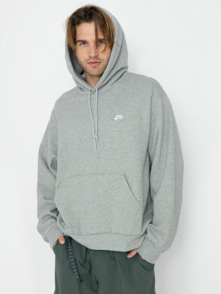 Mikina s kapucí Nike SB Essential Logo HD (dk grey heather/white)