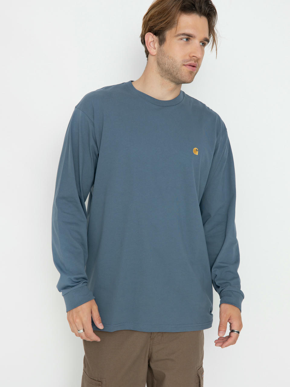 Triko Carhartt WIP Chase (positano/gold)