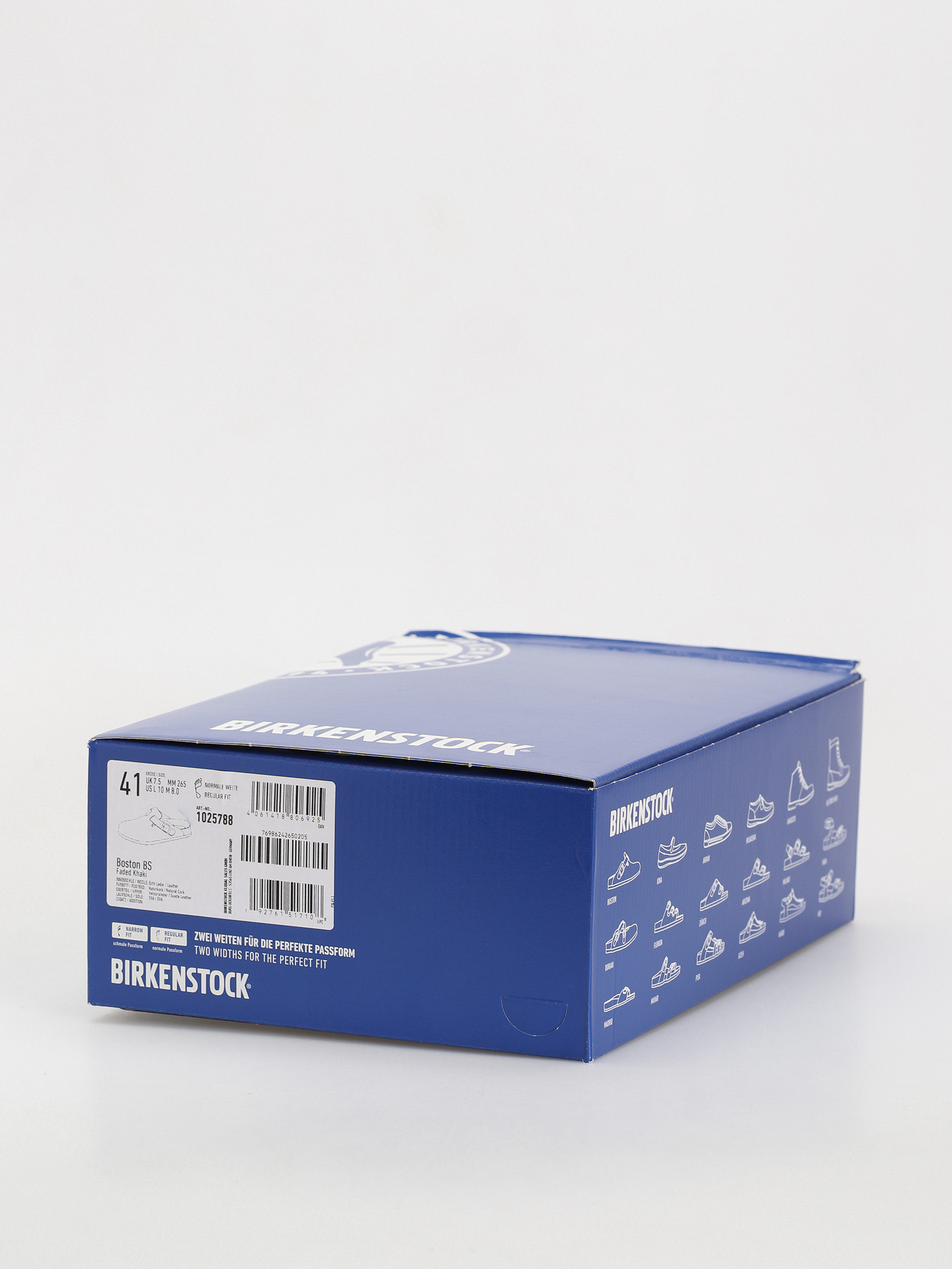 Plážovky Birkenstock Boston Suede Leather Regular (faded khaki)