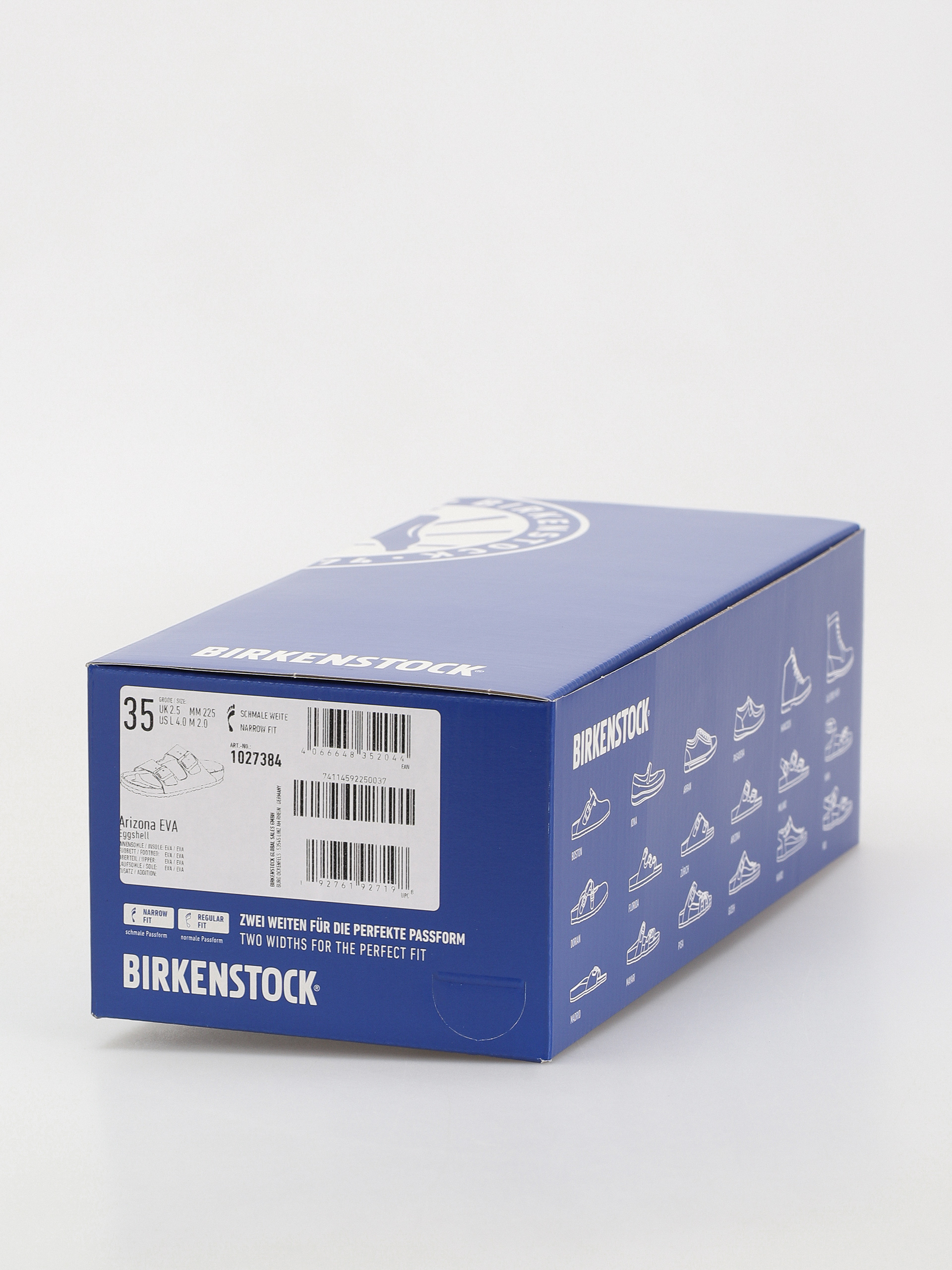 Plážovky Birkenstock Arizona Essentials EVA Narrow Wmn (eggshell)