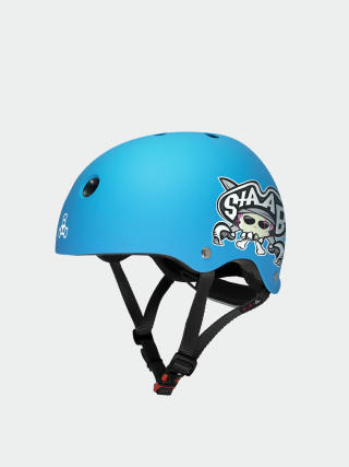 Helma Triple Eight Lil 8 Staab Edition Dual Certified Helmet With Eps Liner JR (neon blue)