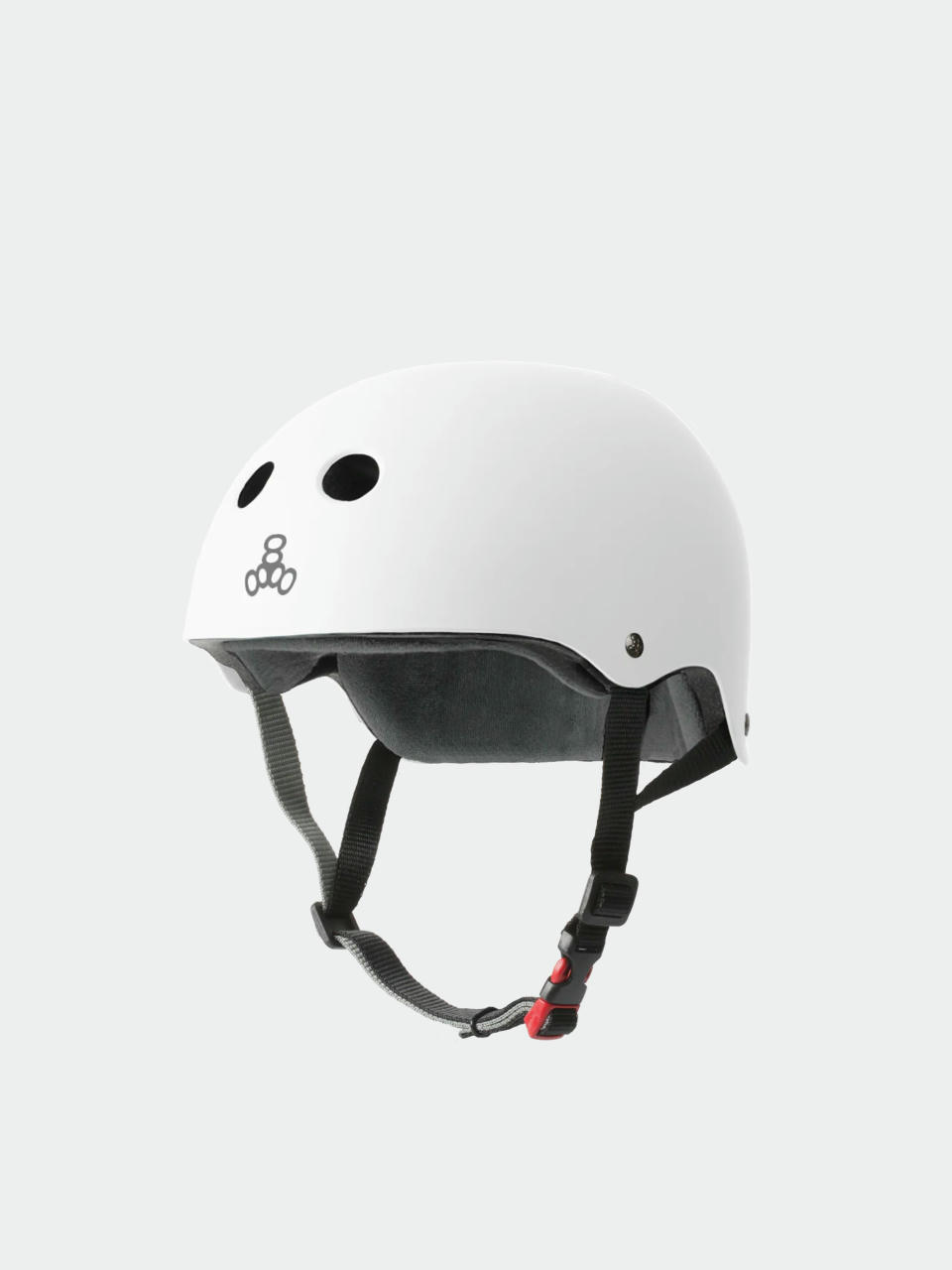 Helma Triple Eight The Certified Sweatsaver Helmet (white rubber)