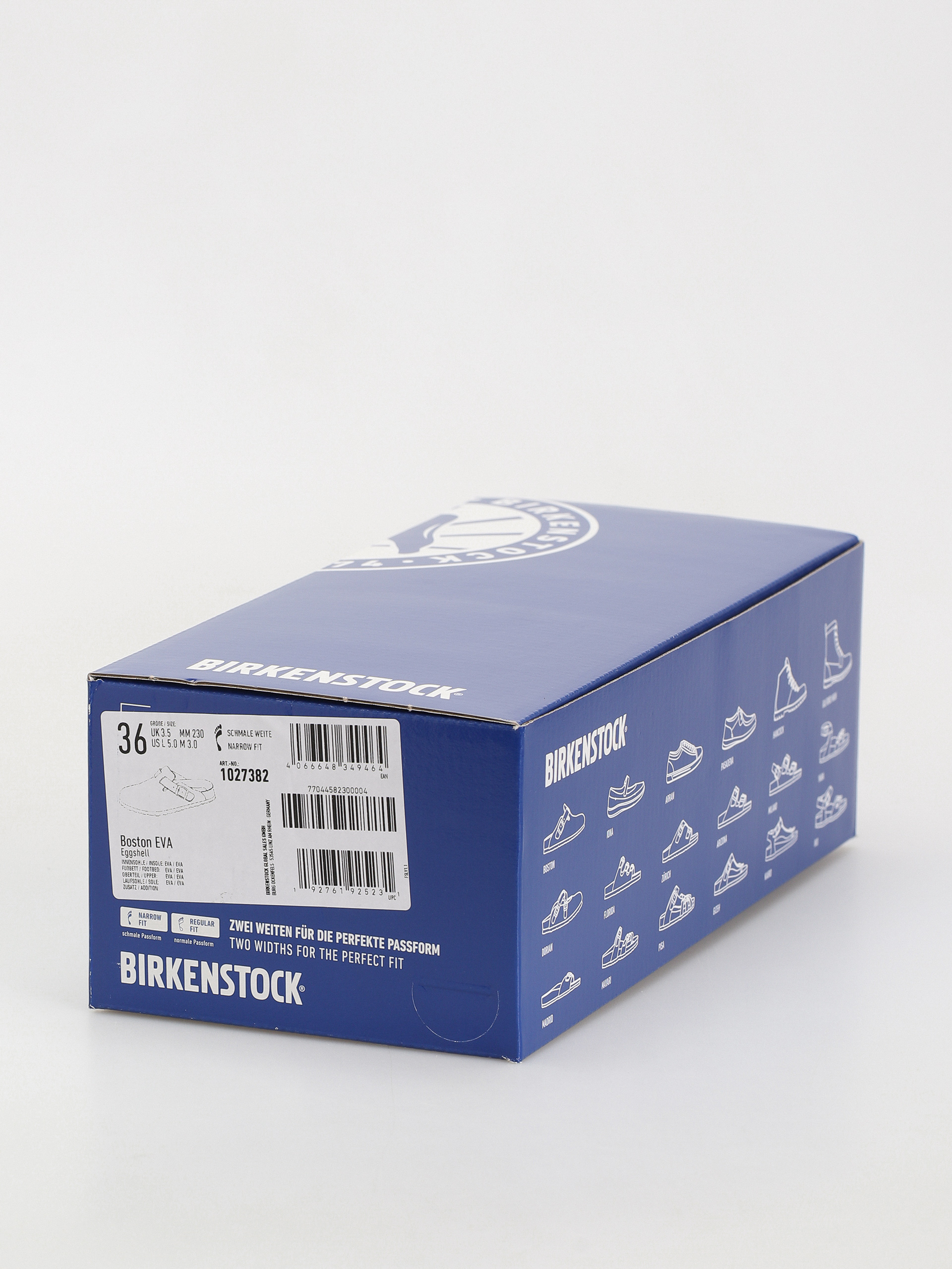 Plážovky Birkenstock Boston EVA Narrow Wmn (eggshell)