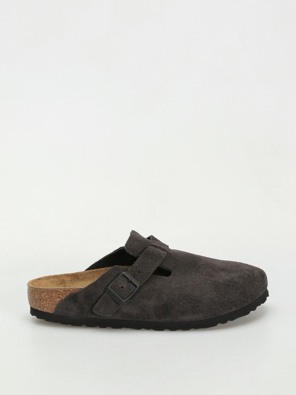 Plážovky Birkenstock Boston Suede Leather Narrow Wmn (velvet grey)