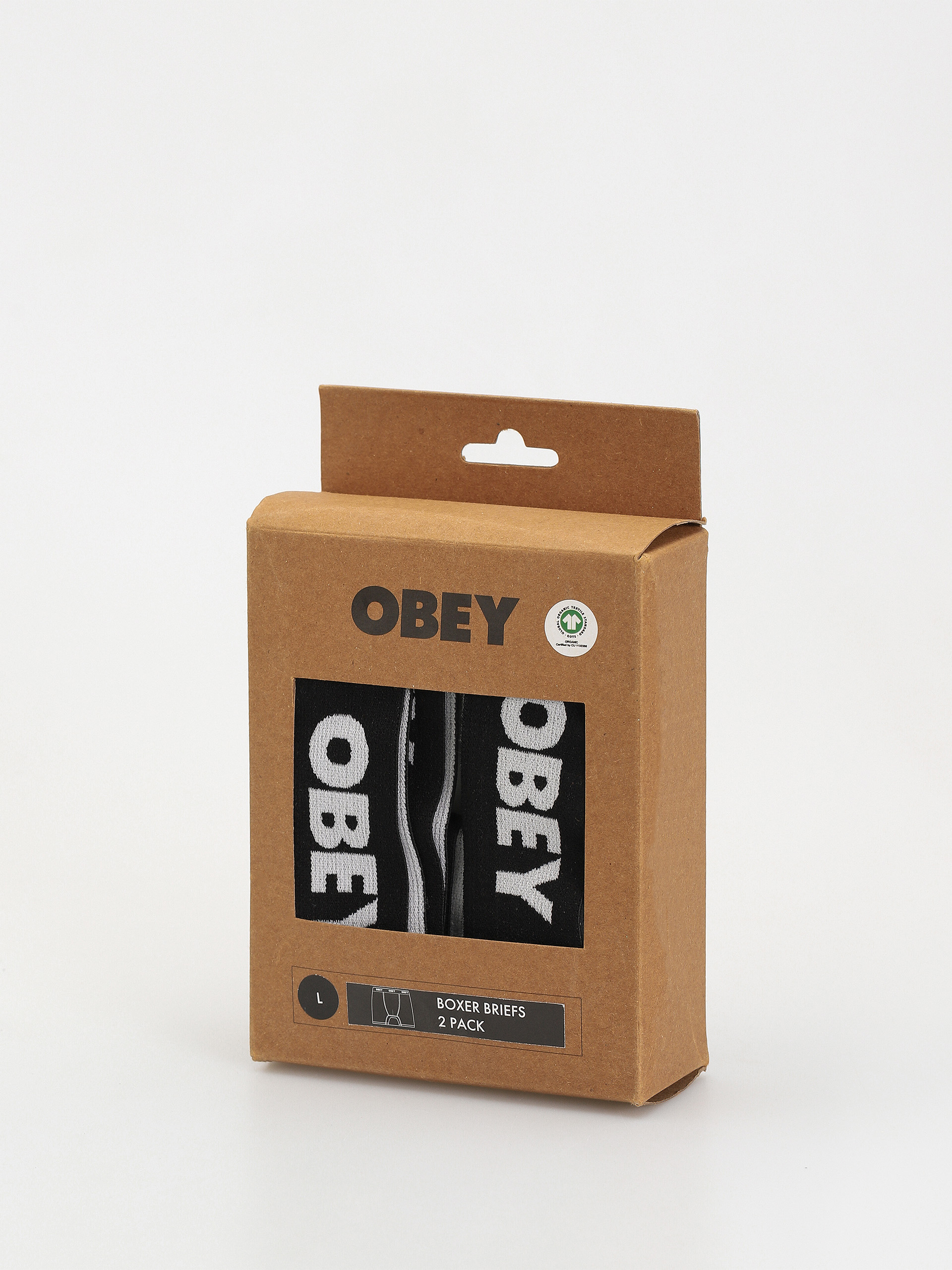 Spodní prádlo OBEY Established Work 2 Pack (white)