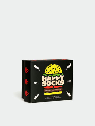 Ponožky Happy Socks 2-Pack Blast Off Burger (black)