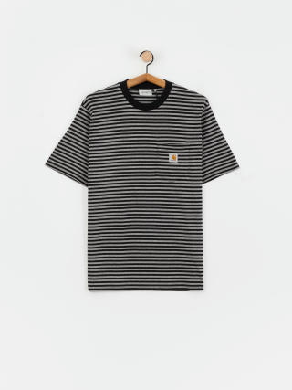 Tričko Carhartt WIP Verner Pocket (verner stripe/black/dark grey heather)