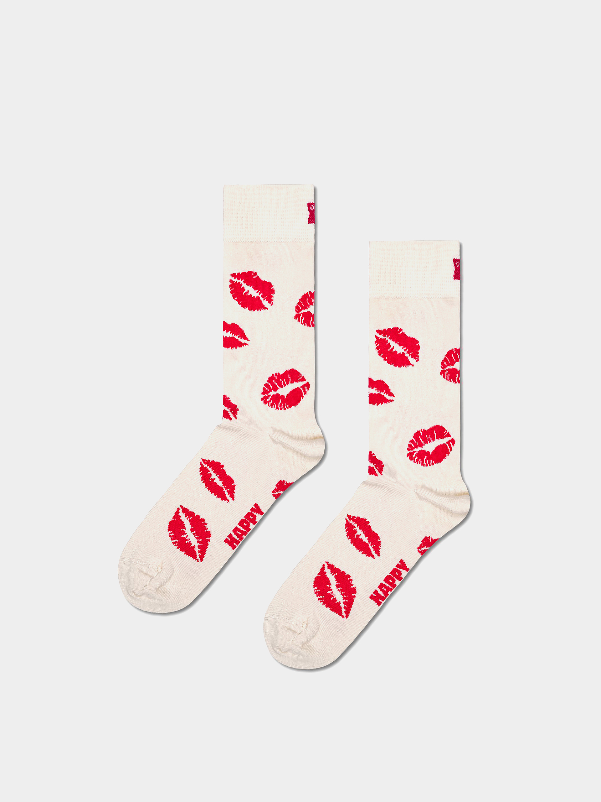 Ponožky Happy Socks Kisses (white)