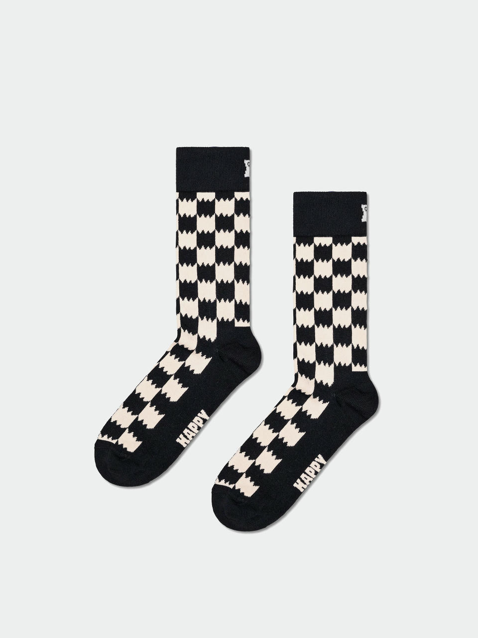 Ponožky Happy Socks Dizzy Check (black)