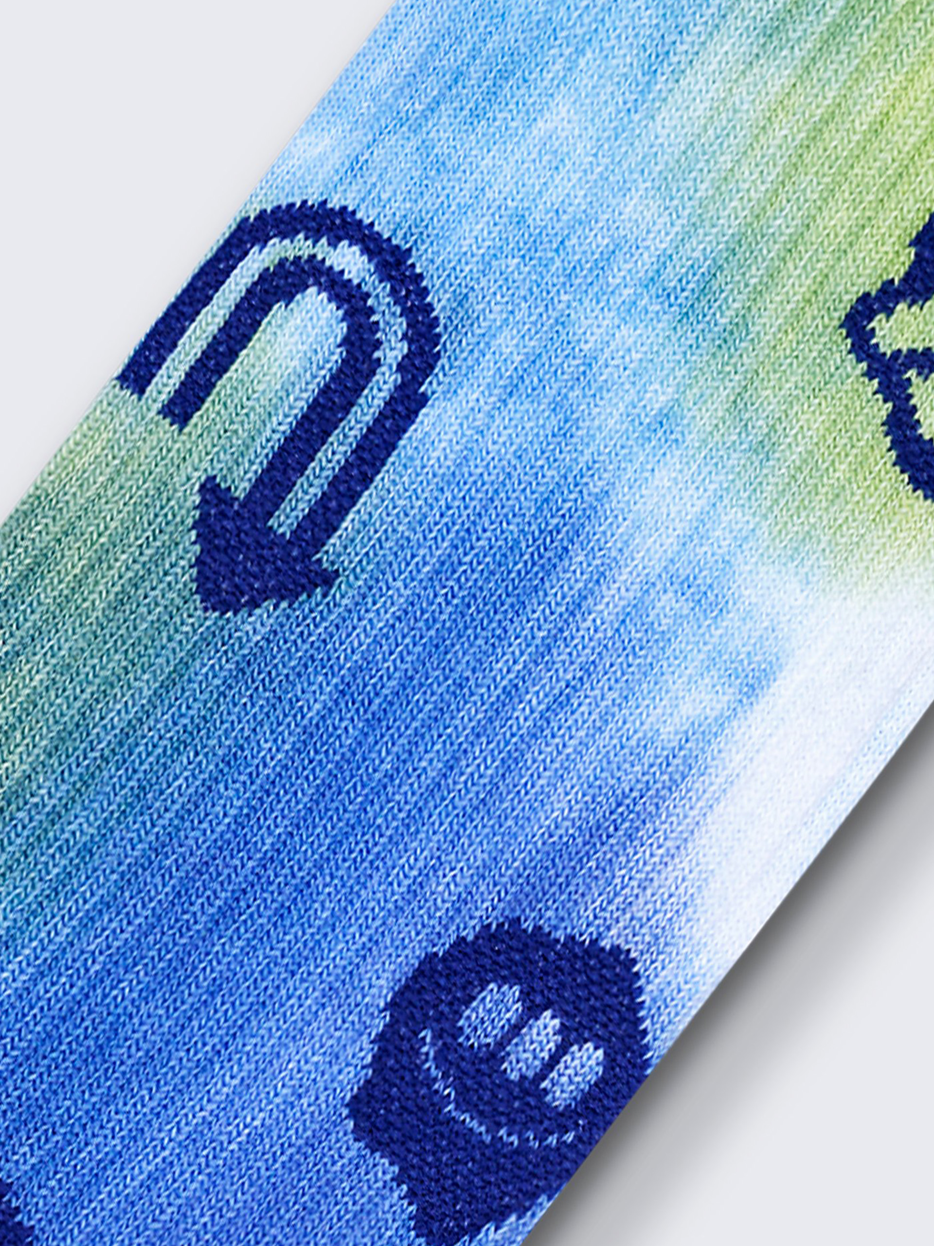 Ponožky Happy Socks Hyper Tie-Dye Sneaker (blue)