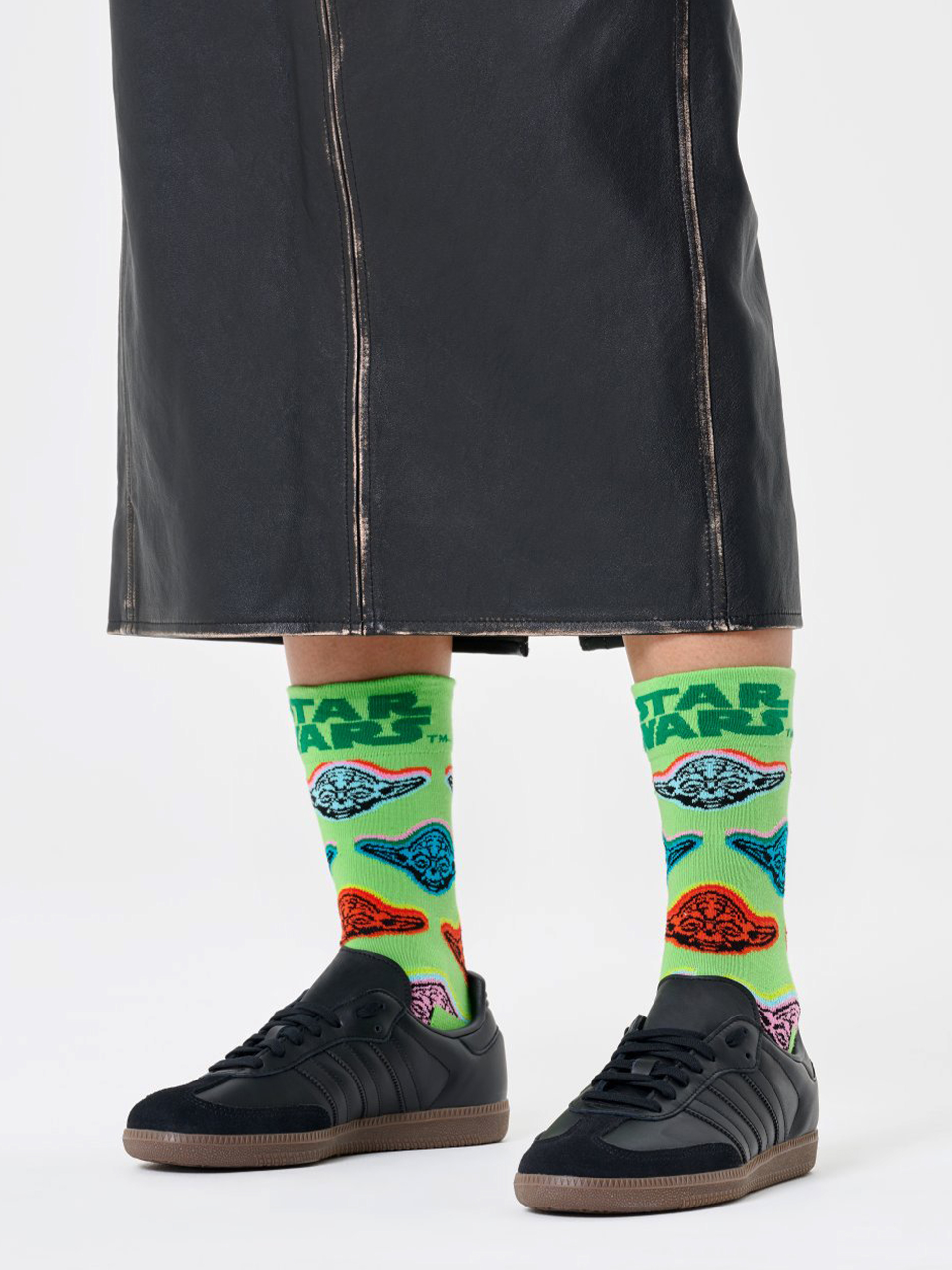 Ponožky Happy Socks Star Wars Yoda (light green)