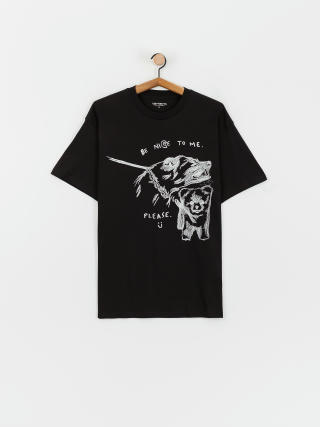 Tričko Carhartt WIP Pepe Be Nice (black/white)