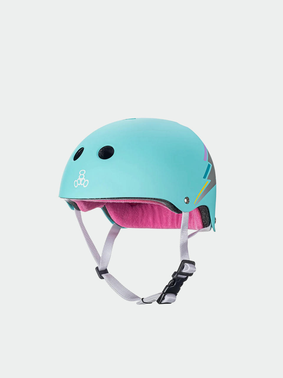 Helma Triple Eight The Certified Sweatsaver Helmet (teal hologram)