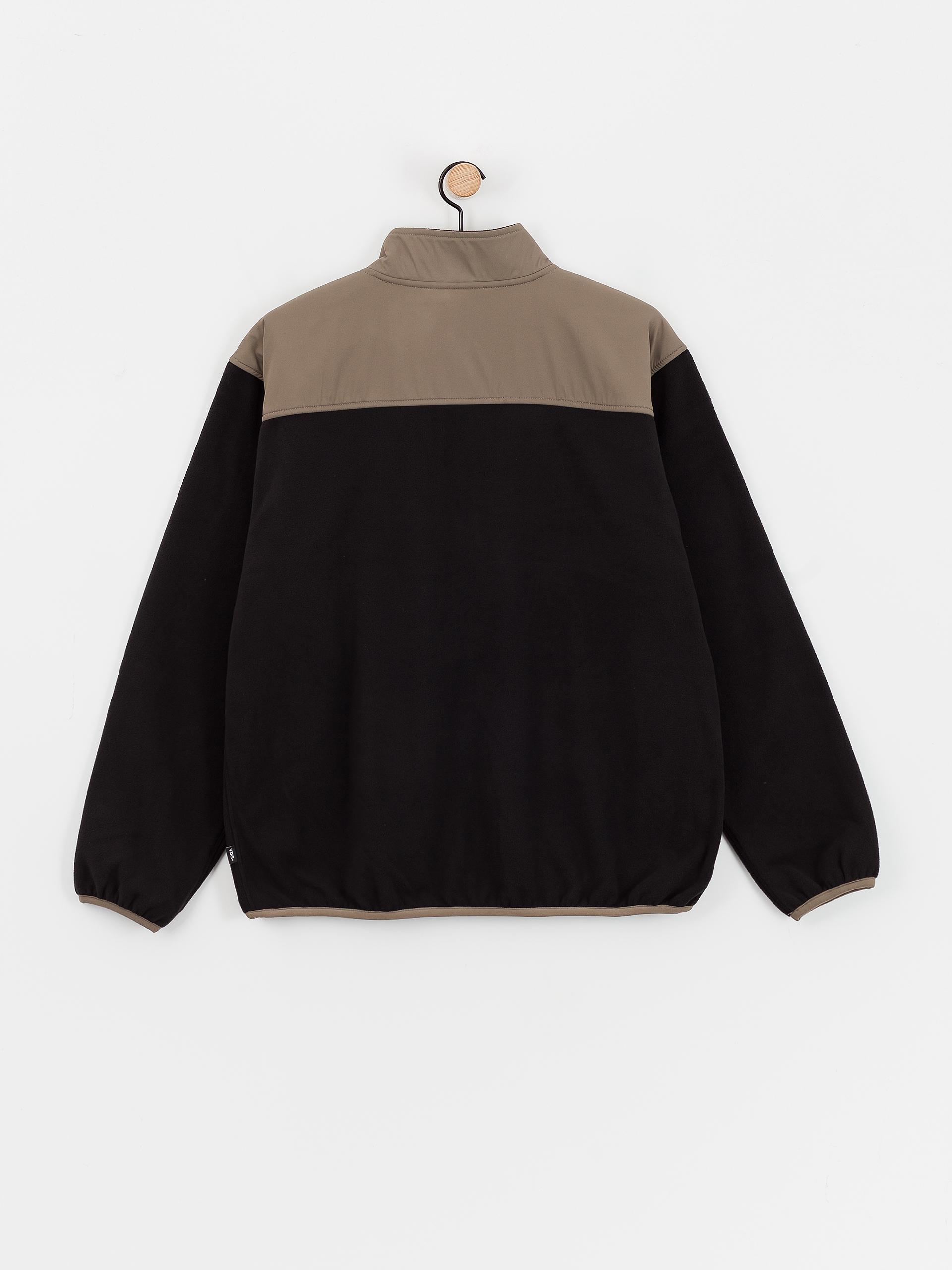 Pánský Fleecová mikina Vans Ranford Polar Fleece Loose Hz (black/bungee cord)