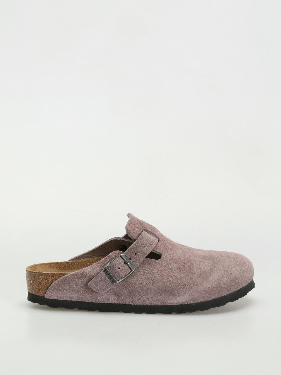 Plážovky Birkenstock Boston Suede Regular Wmn (faded purple)