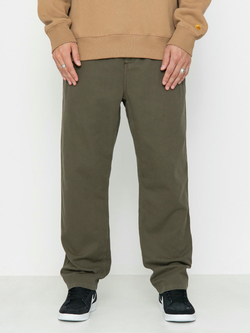 Kalhoty Carhartt WIP Flint (office green)