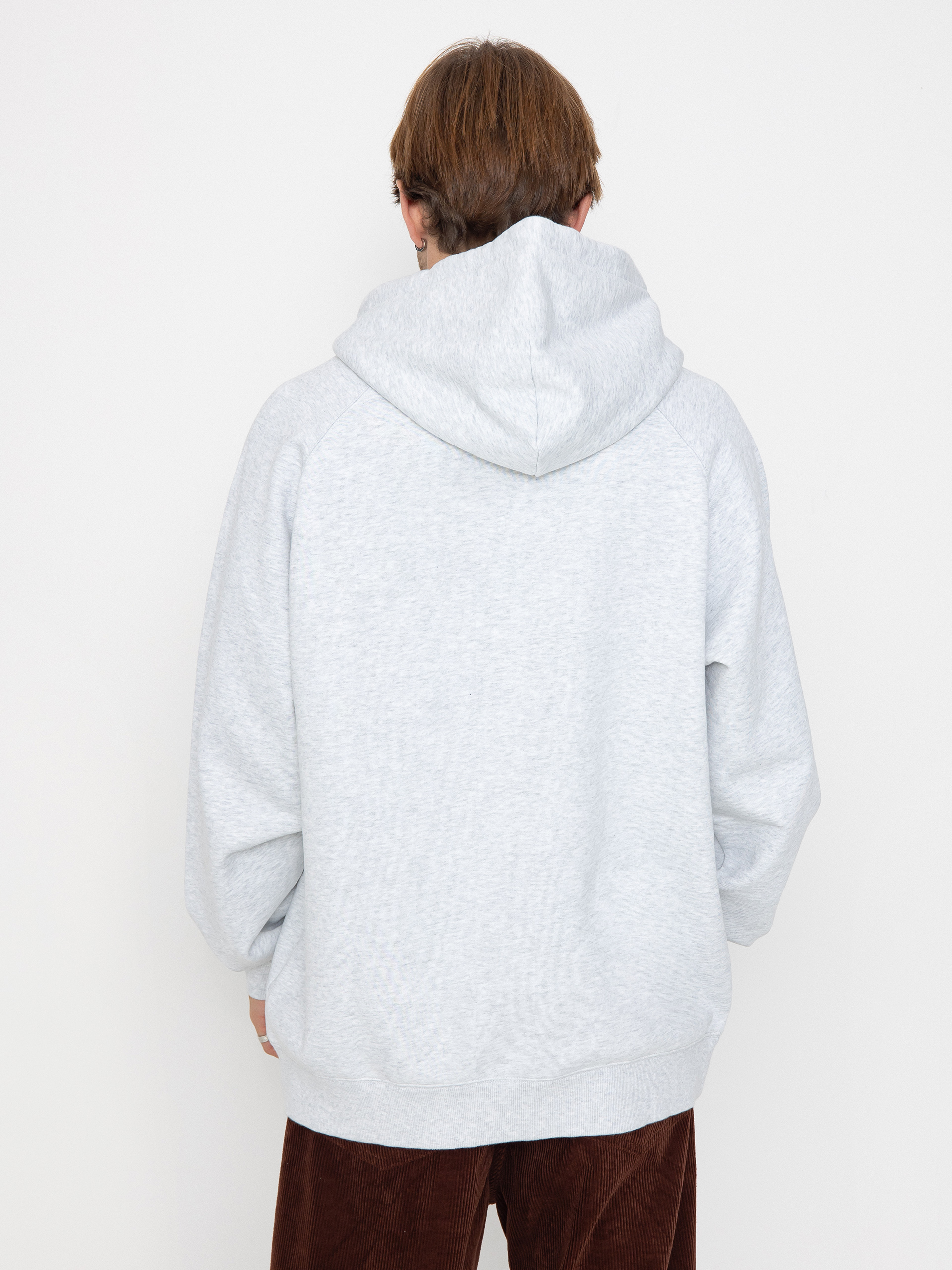 Mikina s kapucí Carhartt WIP Pepe Friends HD (ash heather/black)