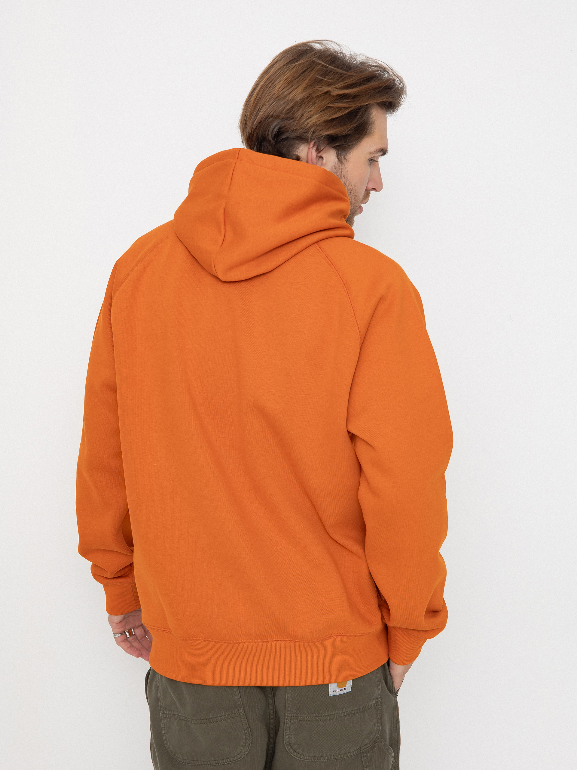 Mikina s kapucí Carhartt WIP Chase HD (turmeric/gold)