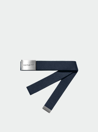 Pásek Carhartt WIP Clip Belt Chrome (air force blue)