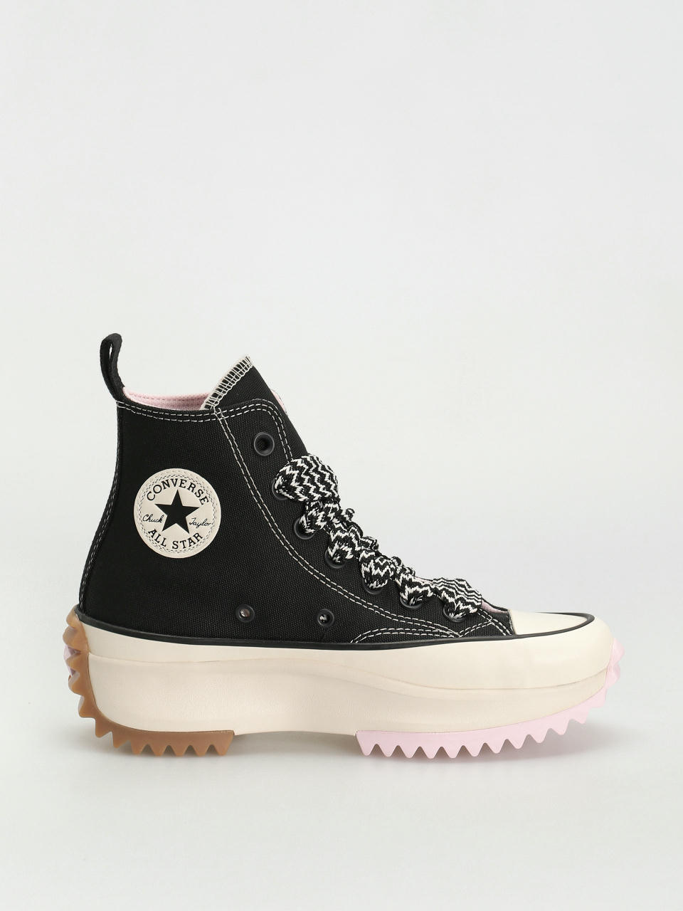 Boty Converse Run Star Hike Hi (black/pink foam/egret)