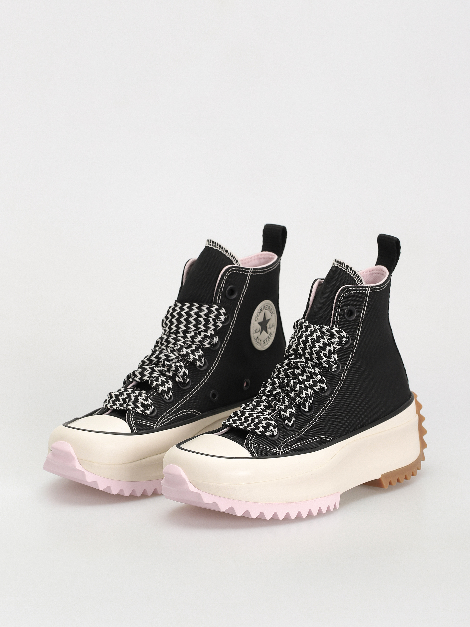 Boty Converse Run Star Hike Hi (black/pink foam/egret)