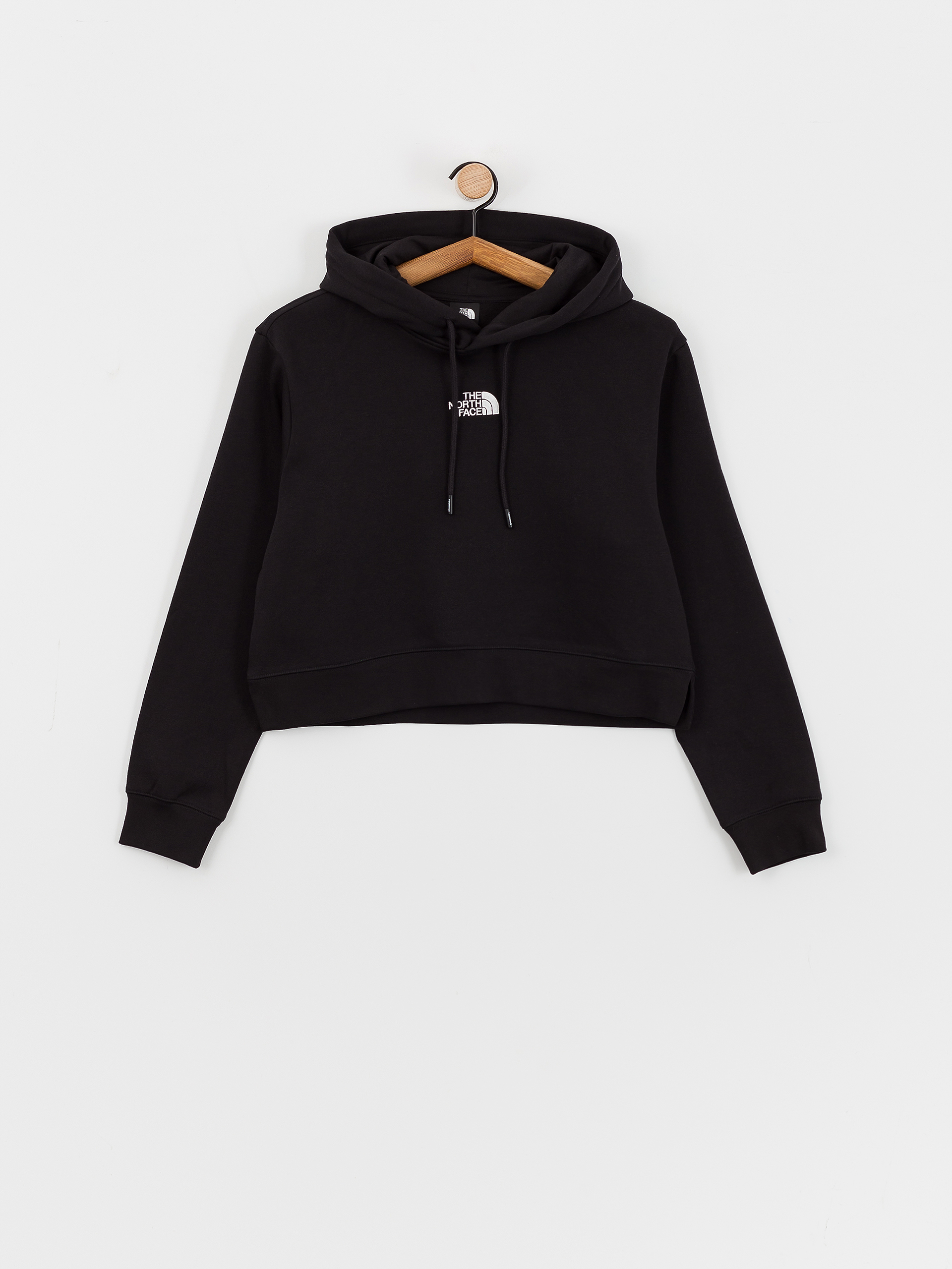 Mikina s kapucí The North Face Essential Crop HD Wmn (tnf black)