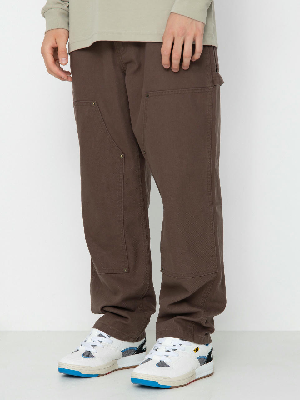 Kalhoty Vans Skate Drill Chore Ave Loose Carpenter (chocolate brown)