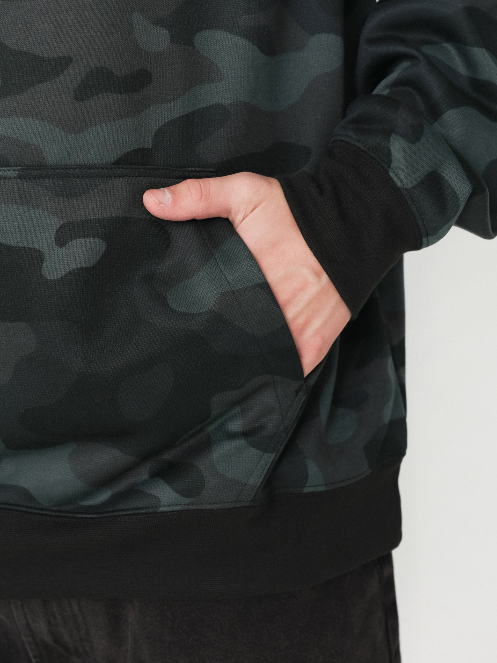 Mikina s kapucí Fox Head Camo HD (black camo)