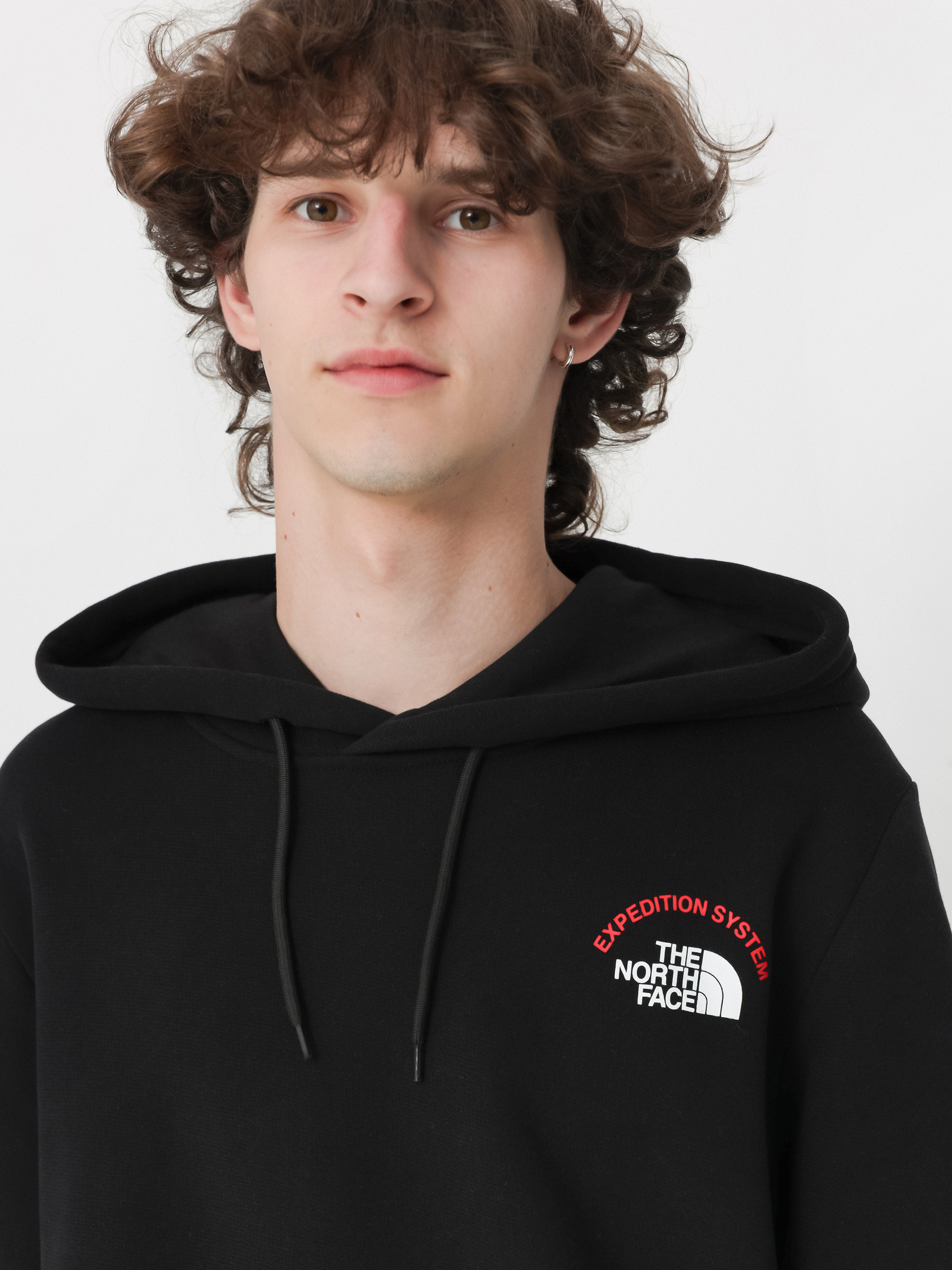 Mikina s kapucí The North Face Expedition System Graphic HD (tnf black)