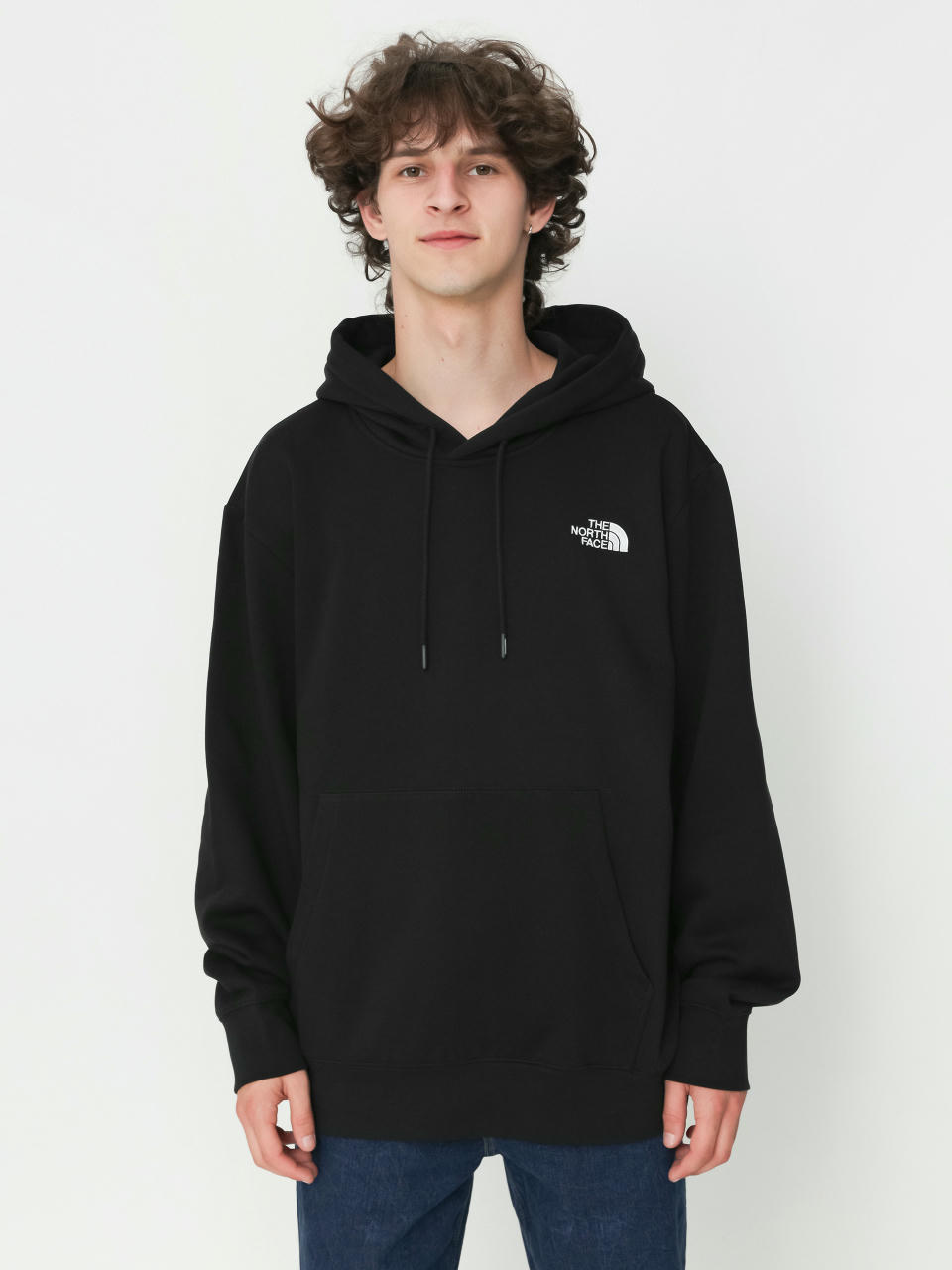 Mikina s kapucí The North Face Essential Relaxed HD (tnf black)