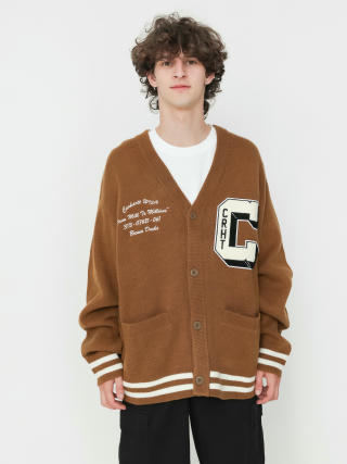 Svetr Carhartt WIP Brown Ducks Cardigan (hamilton brown/wax)