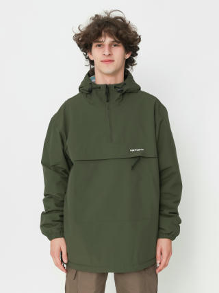 Bunda Carhartt WIP Windbreaker Pullover (office green/white)