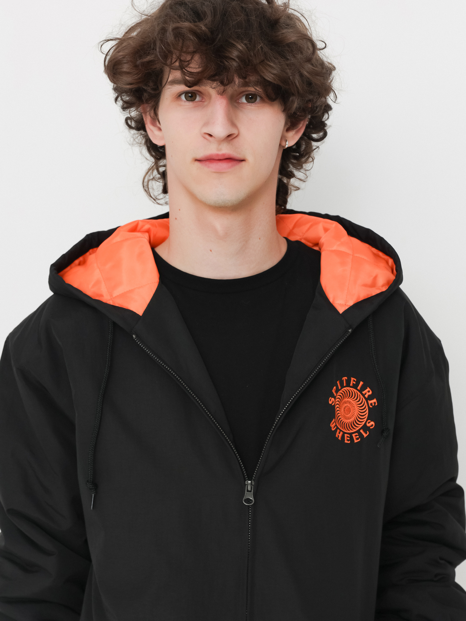 Bunda Spitfire Og Cls Nyn Emb (black/orange)