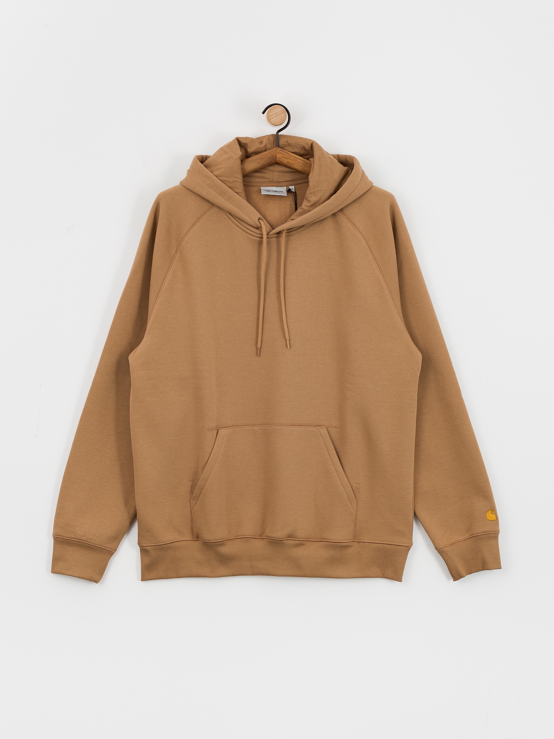 Mikina s kapucí Carhartt WIP Chase HD (peanut/gold)