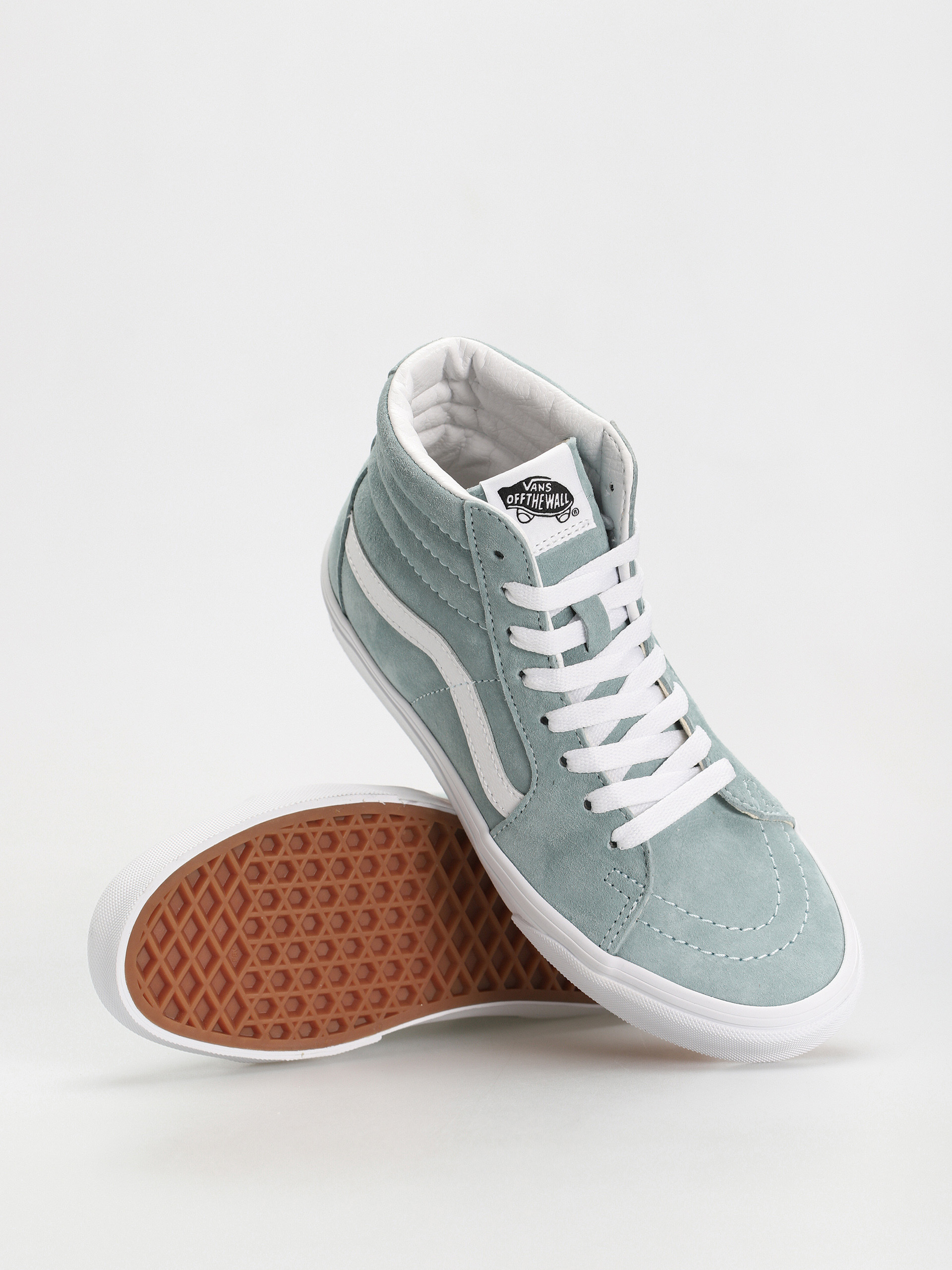 Boty Vans Sk8 Hi (pig suede gray mist)
