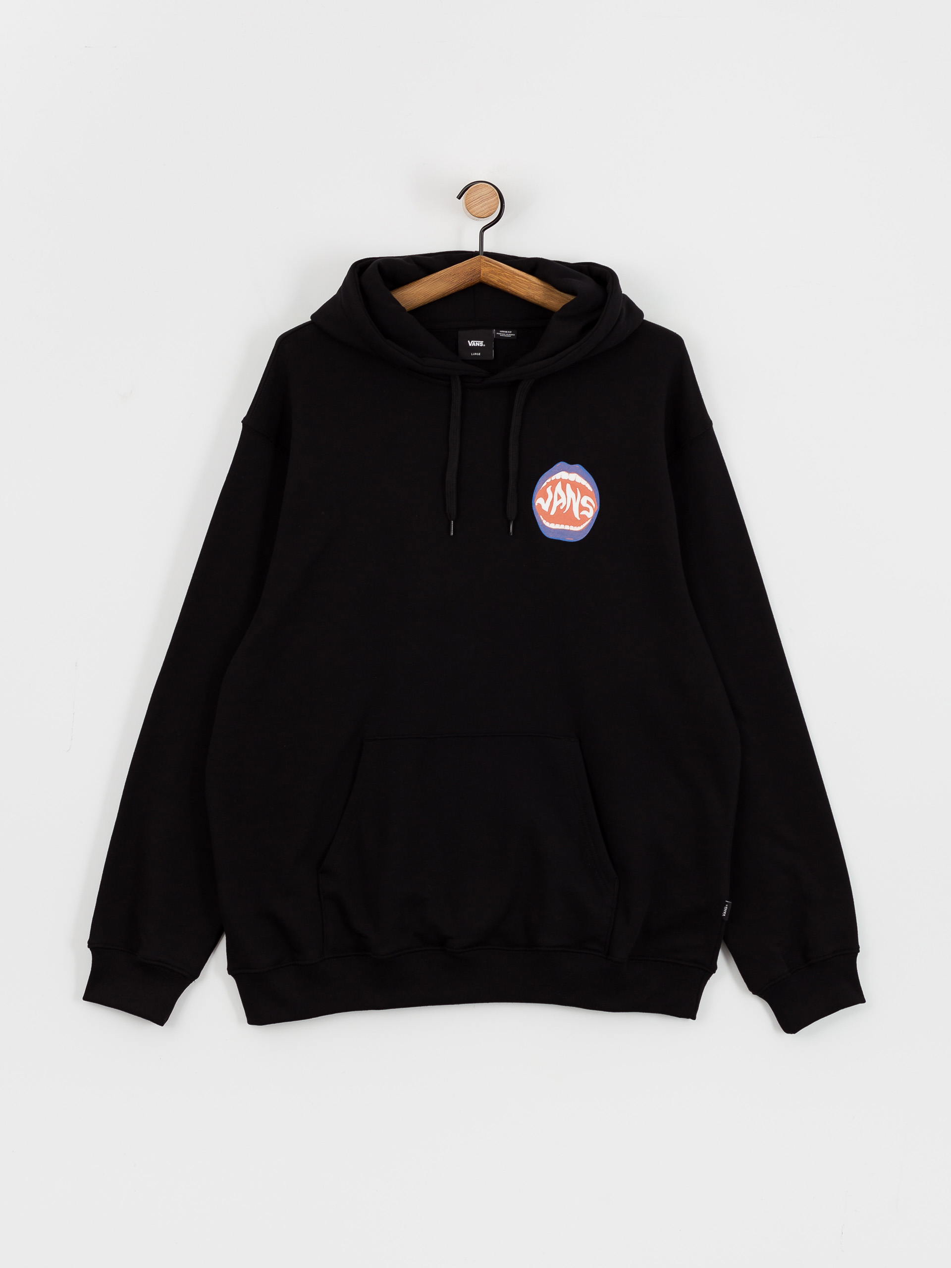 Mikina s kapucí Vans OG Open Mouth Loose HD (black)