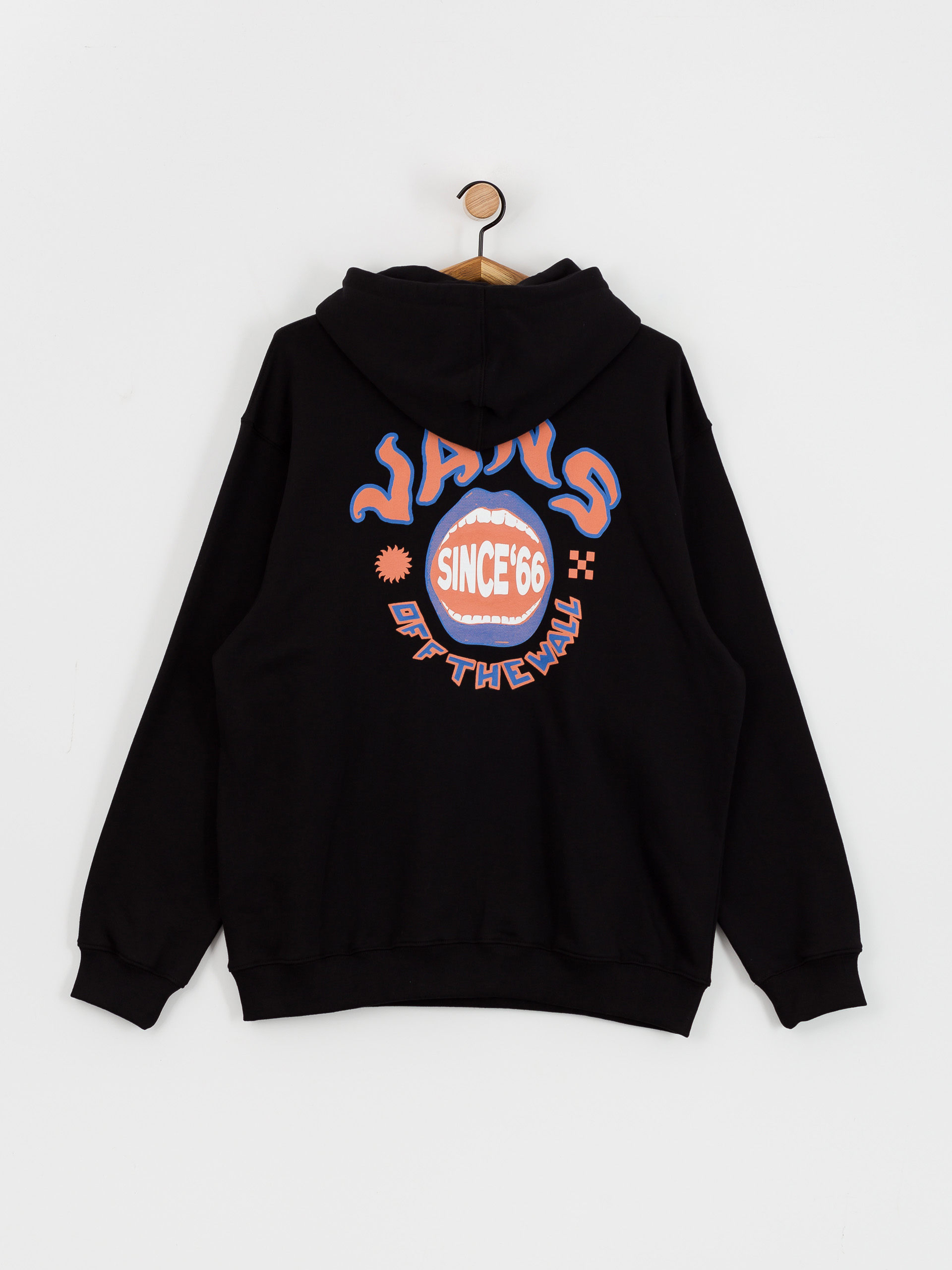 Mikina s kapucí Vans OG Open Mouth Loose HD (black)