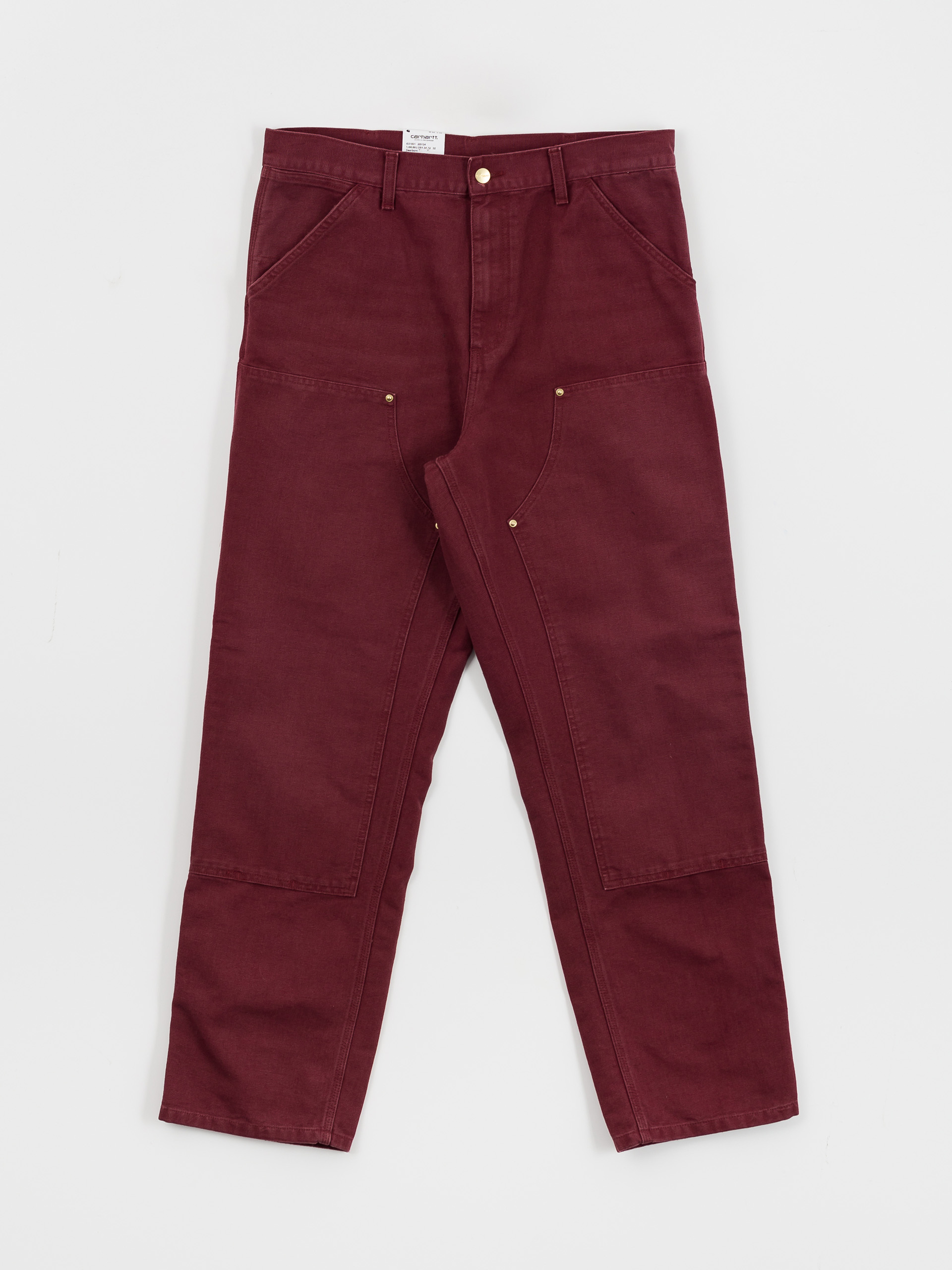 Kalhoty Carhartt WIP Double Knee (malbec)