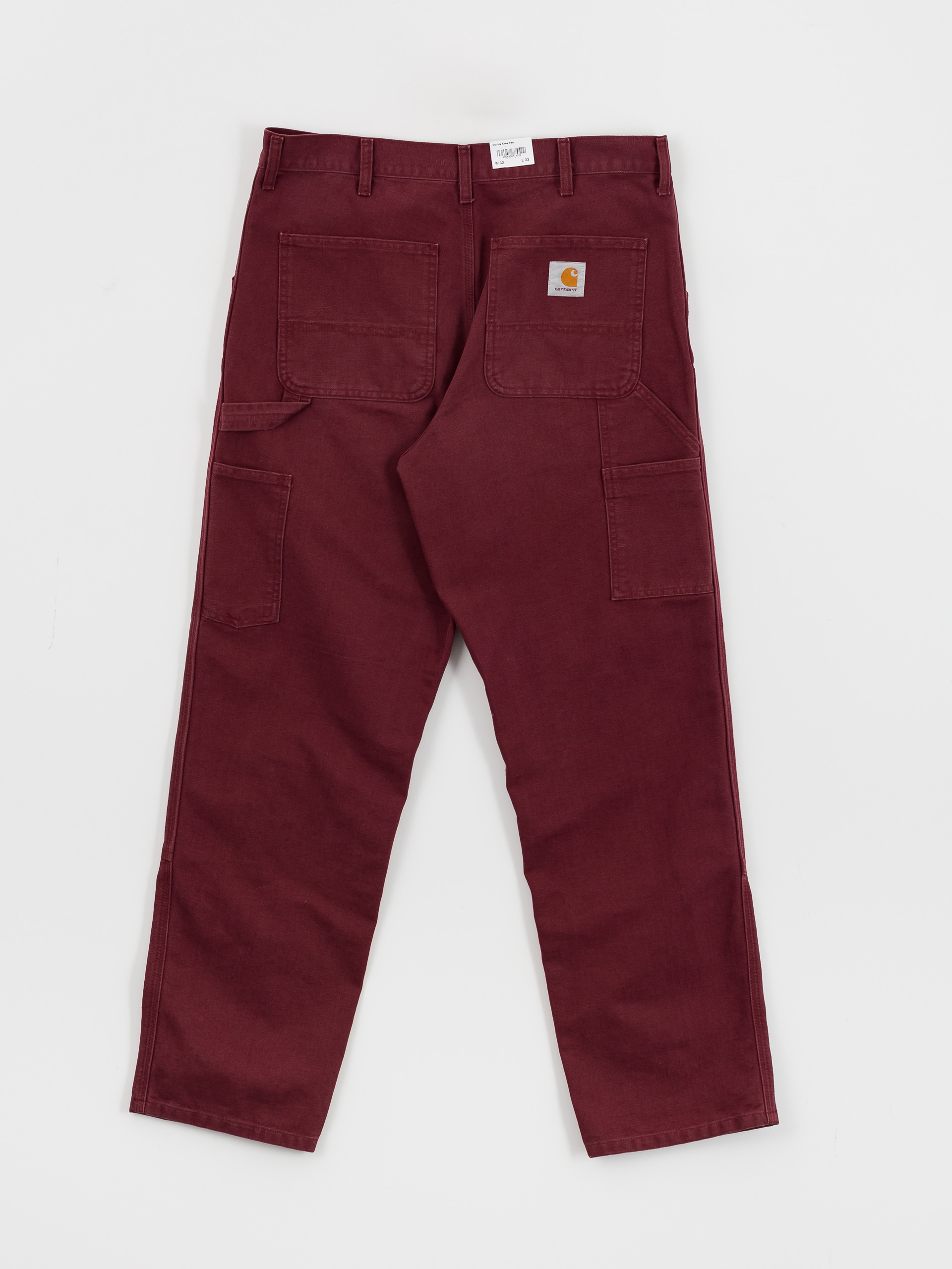 Kalhoty Carhartt WIP Double Knee (malbec)