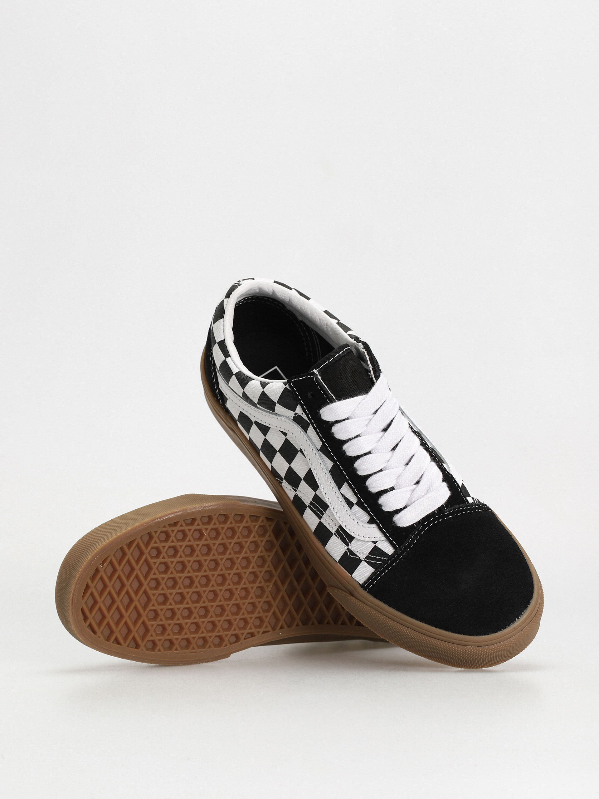 Boty Vans Old Skool (fat lace checker black)